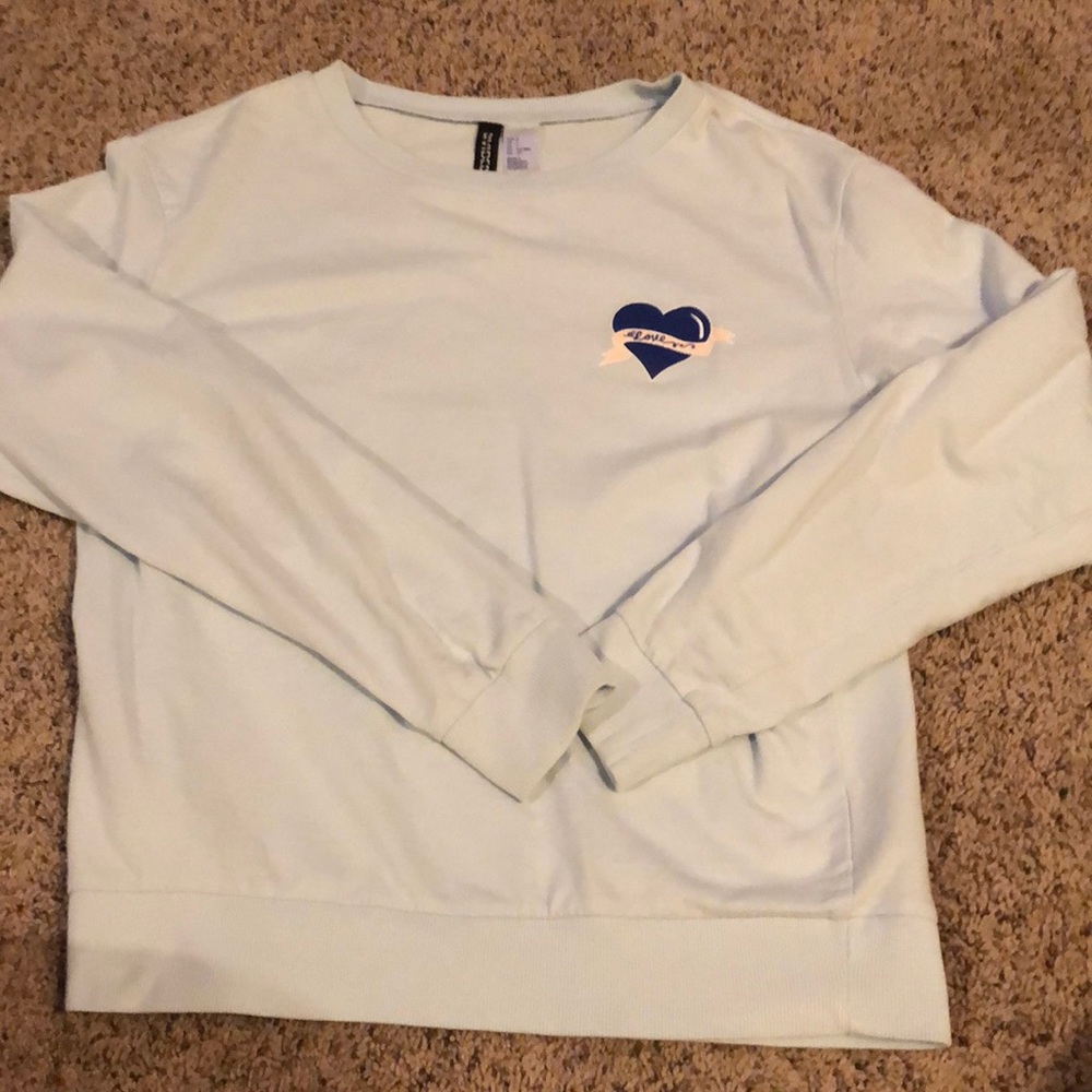 Light blue long sleeve from target. Size S